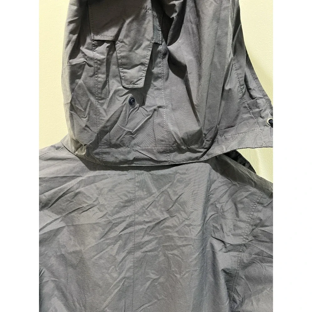 Columbia Sportswear Jacket Womens Small Gray Hooded Outdoor Rain Utility Coat